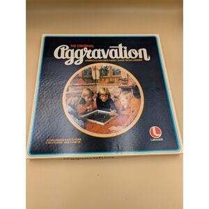 1977 The Original Aggravation Board Game By Lakeside Family 2-4 Player Complete